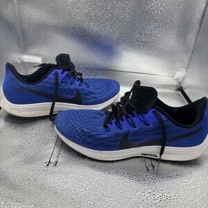 Nike Air Zoom Pegasus 36 Flyease Racer Blue Mens Size 10.5 AQ2203-400 Sneakers